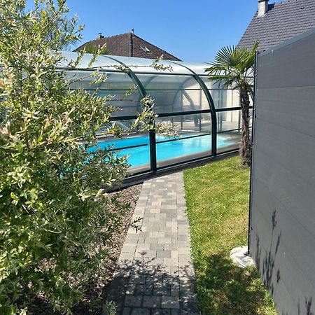 Gite Spa Sauna Piscine Aubin-Saint-Vaast Exteriér fotografie