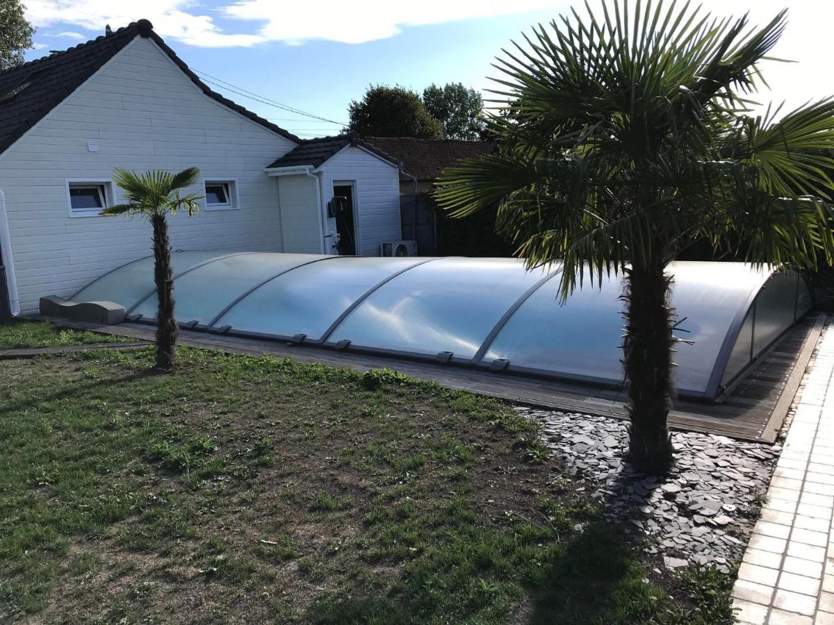 Gite Spa Sauna Piscine Aubin-Saint-Vaast Exteriér fotografie
