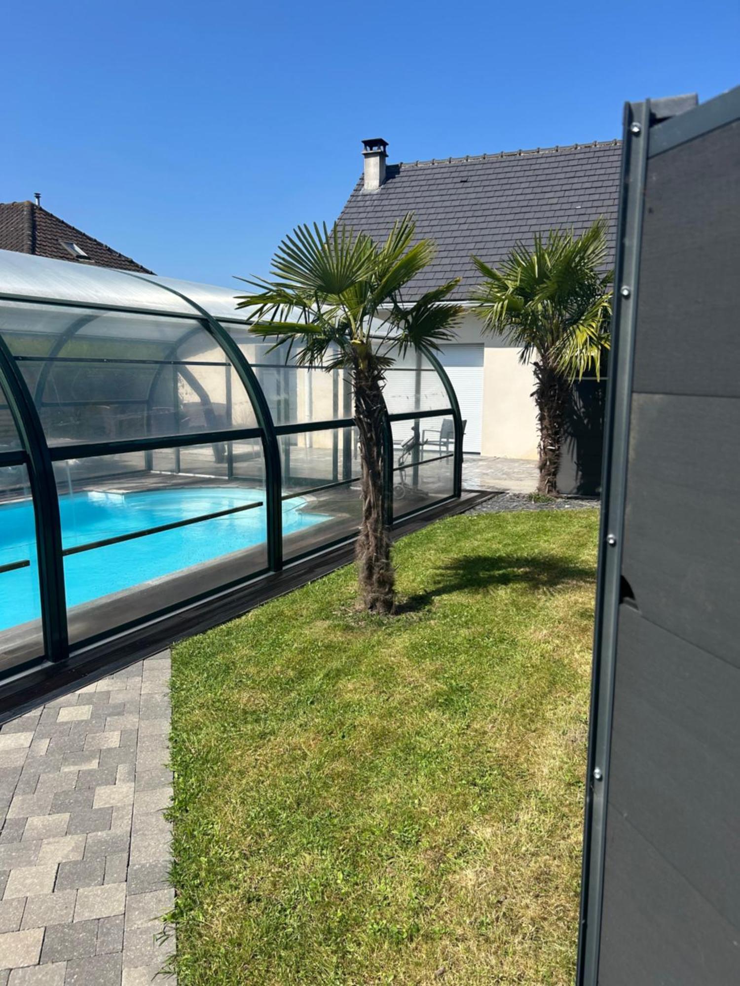 Gite Spa Sauna Piscine Aubin-Saint-Vaast Exteriér fotografie