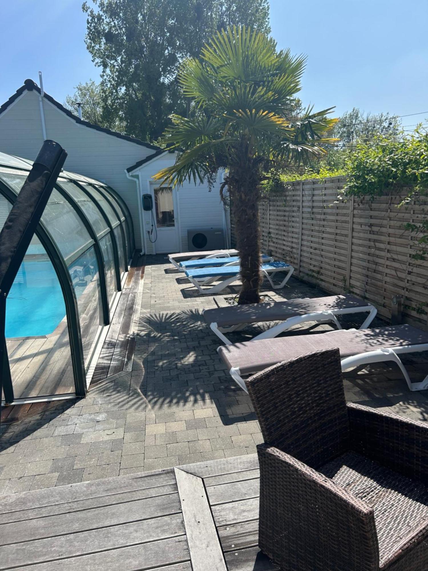 Gite Spa Sauna Piscine Aubin-Saint-Vaast Exteriér fotografie